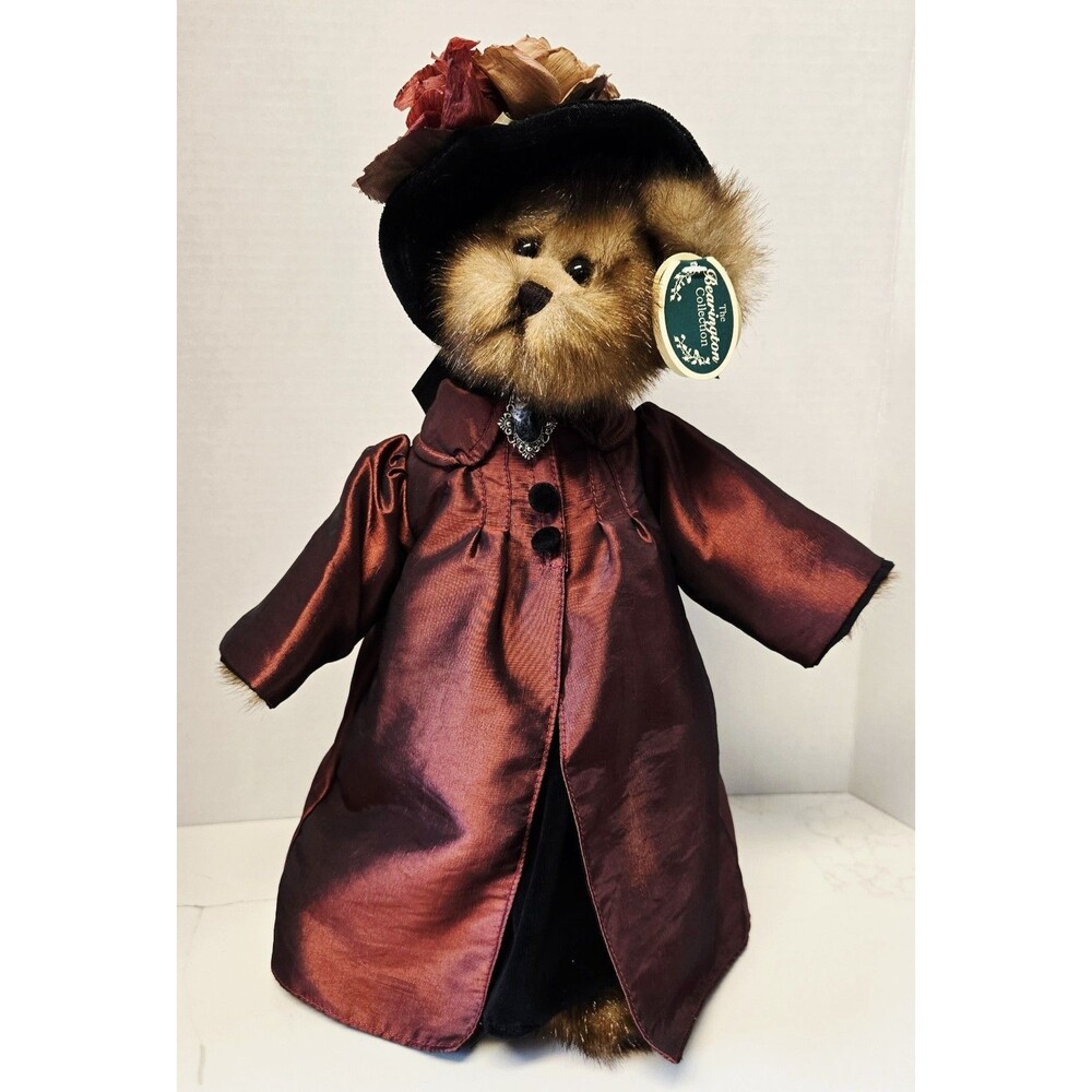 Bearington Bear Nicole 1507 Vintage 14" Plush Collectible Tag Stand Excellent